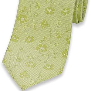 Paul Fredrick Tie Green Floral